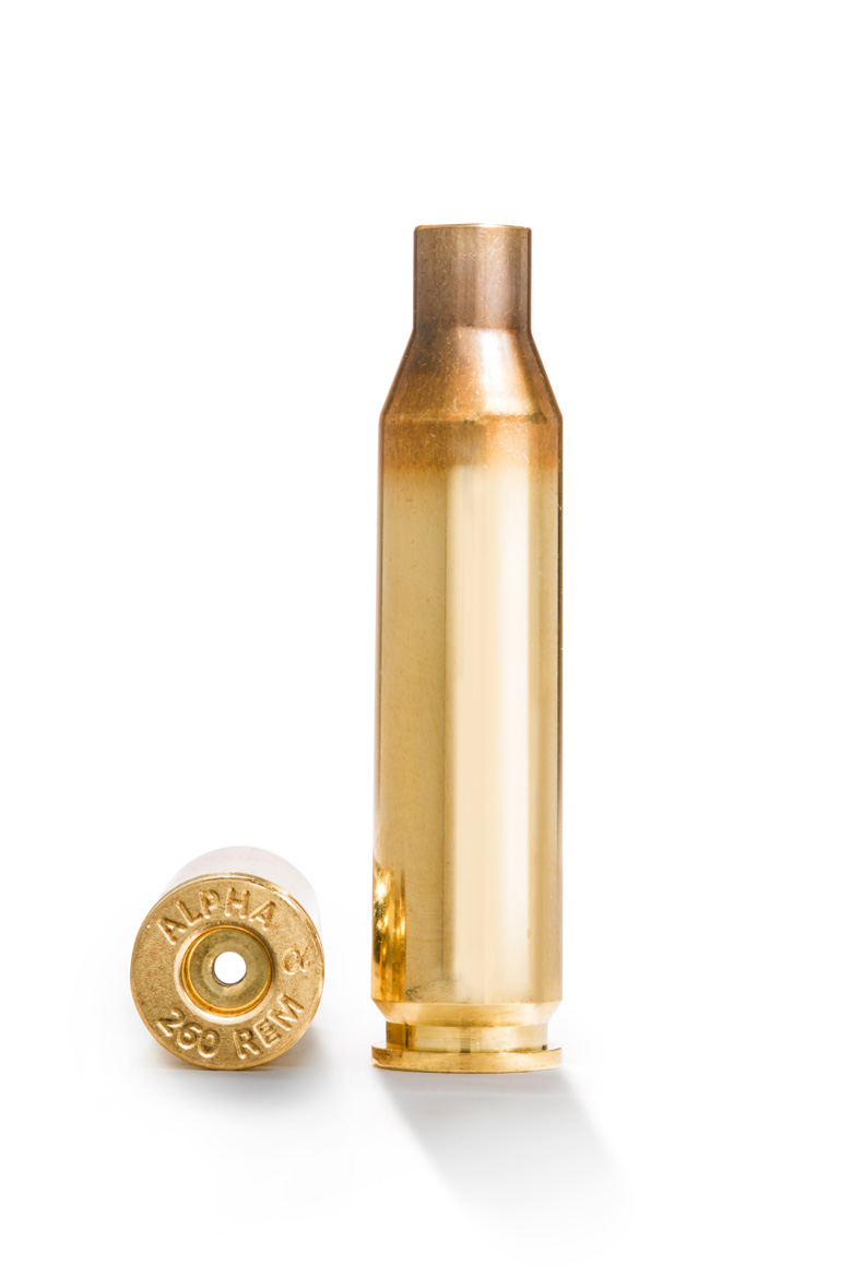 Alpha Munitions Brass (UNPR) 260 Remington 100ct