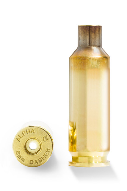 Alpha Munitions Brass (UNPR) 6mm Dasher 100ct