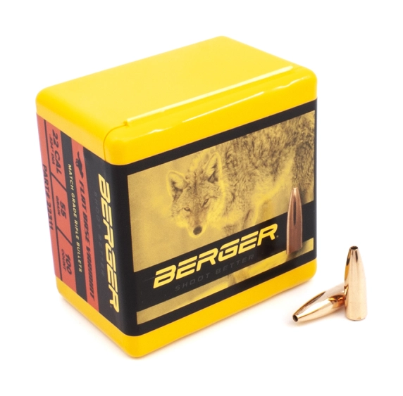 Berger 22cal 55gr FB Varmint 100ct