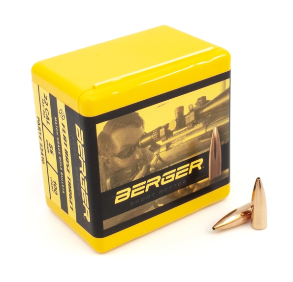 Berger 22cal 55gr FB Target 100ct