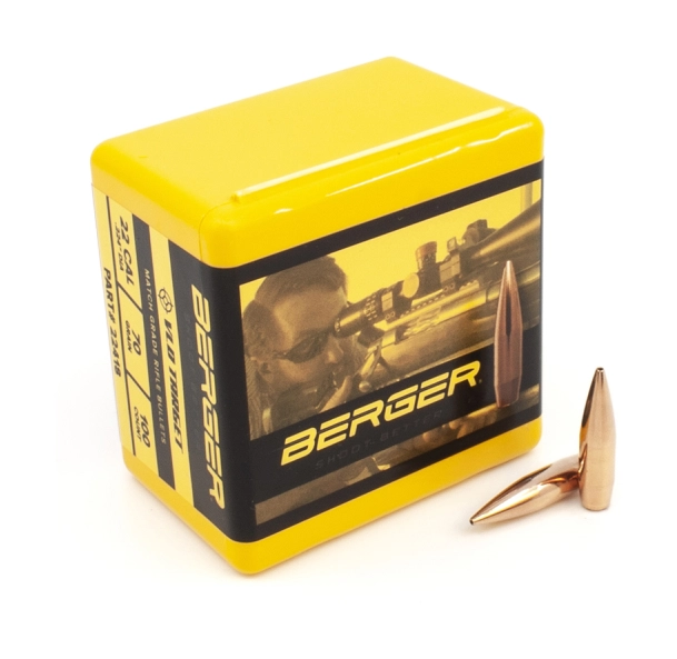 Berger 22cal 70gr VLD Target 100ct