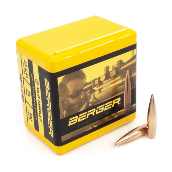 Berger 22cal 75gr VLD Target 100ct