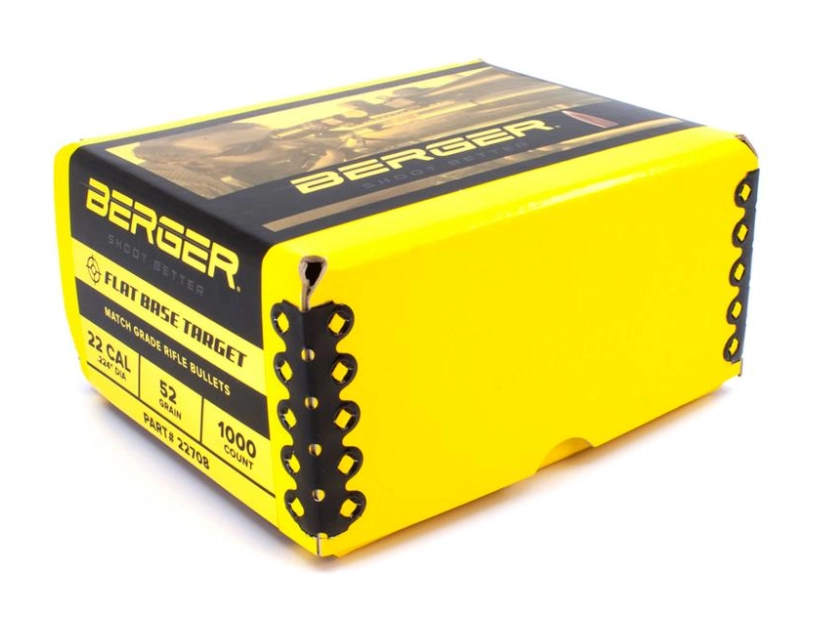 Berger 22cal 52gr FB Target 1000ct