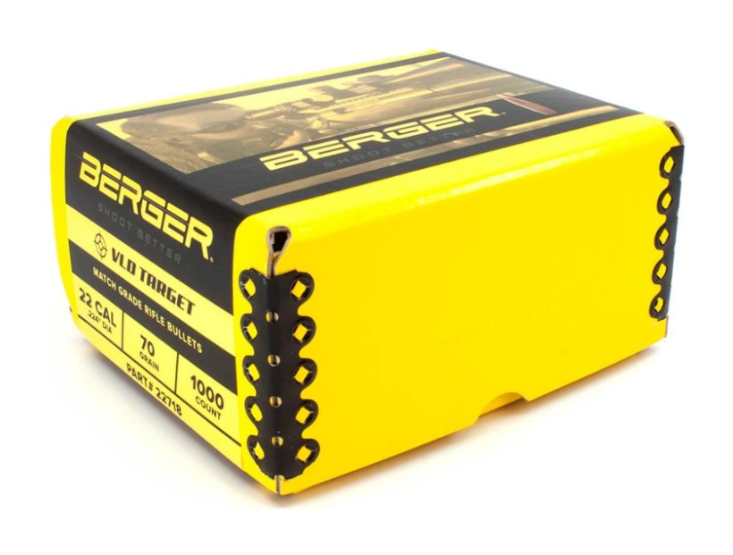 Berger 22cal 70gr VLD Target 1000ct
