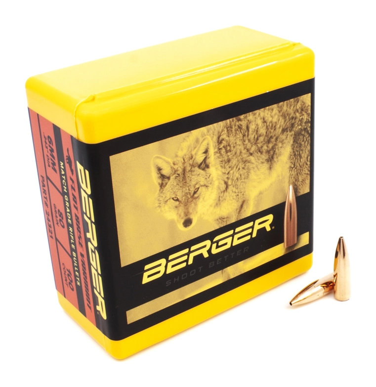 Berger 6mm 80gr FB Varmint 100ct