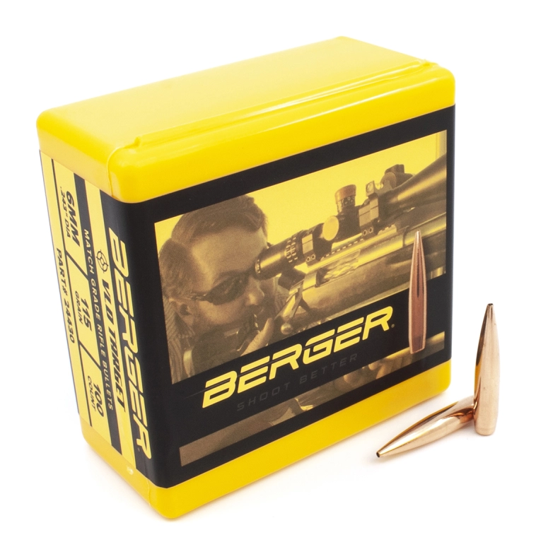 Berger 6mm 115gr VLD Target 100ct