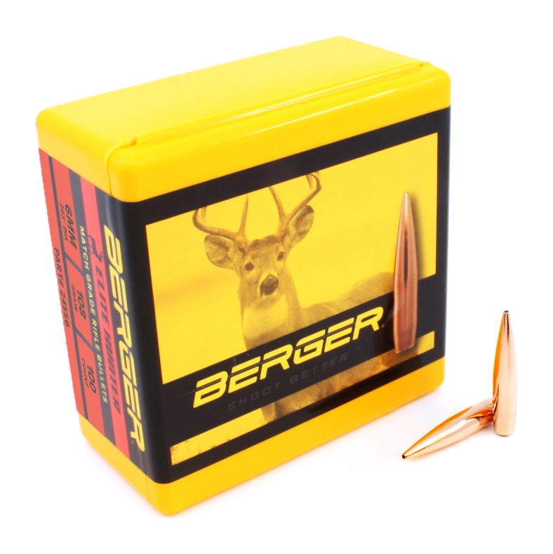 Berger 6mm 108gr Elite Hunter 100ct
