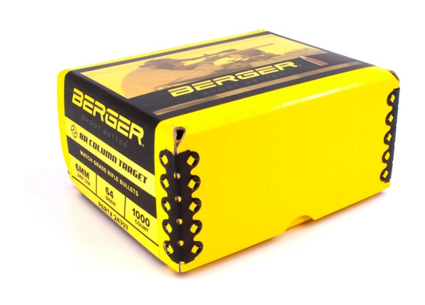 Berger 6mm 64gr BR COLUMN Target 1000ct