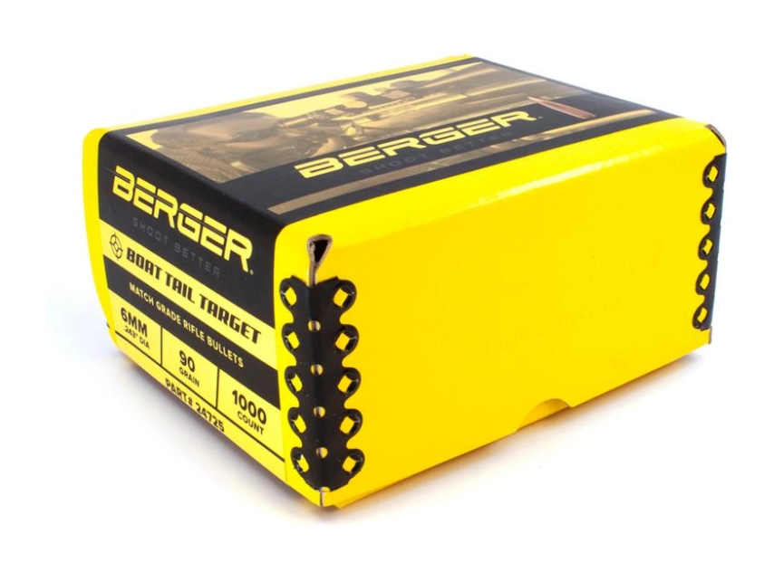 Berger 6mm 90gr BT Target 1000ct