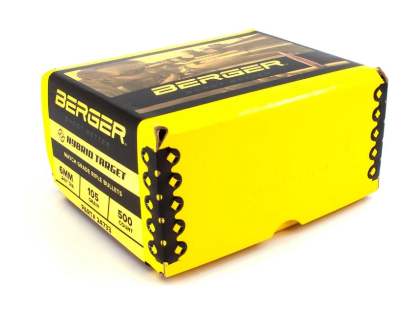 Berger 6mm 105gr Hybrid Target 500ct