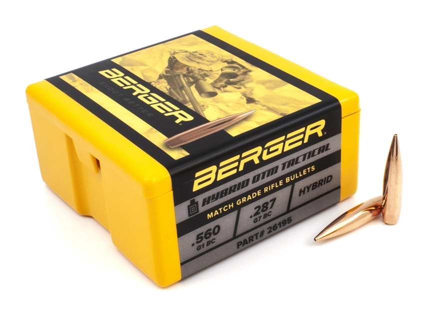 Berger 6.5mm 130gr AR Hybrid OTM Tactical 100ct