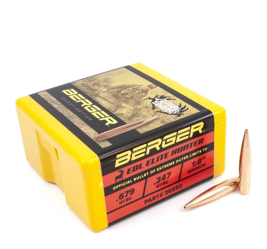 Berger 6.5mm 156gr EOL Elite Hunter 100ct