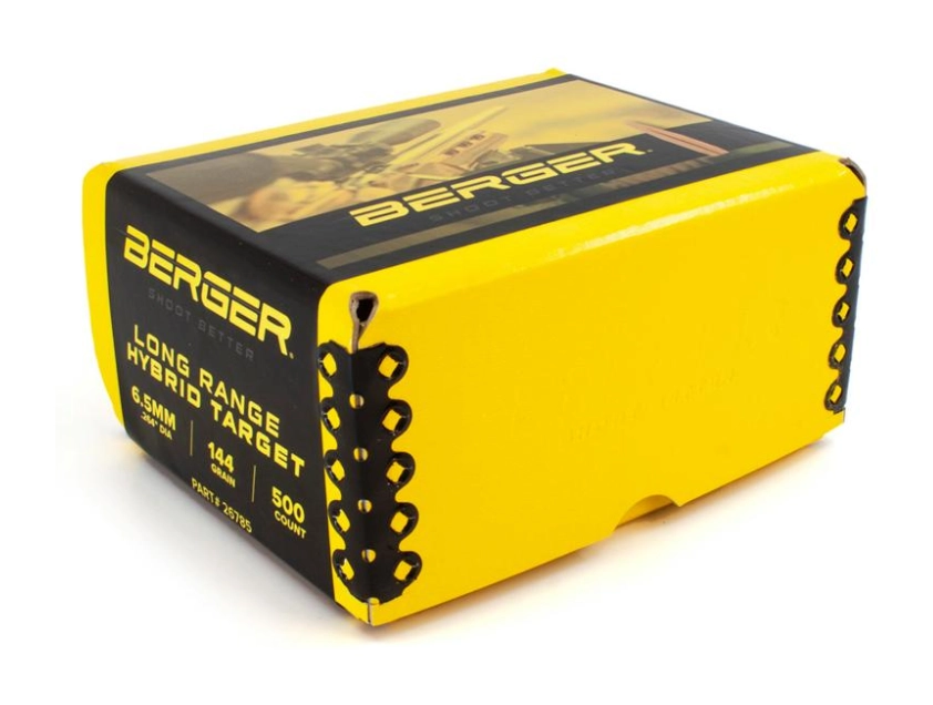 Berger 6.5mm 144gr Long Range Hybrid Target 500ct