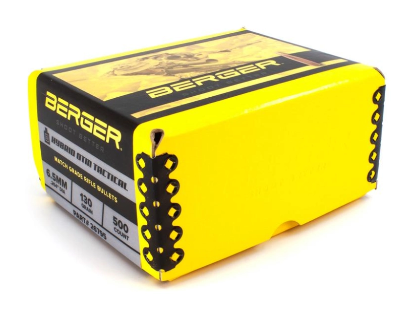 Berger 6.5mm 130gr AR Hybrid OTM Tactical 500ct
