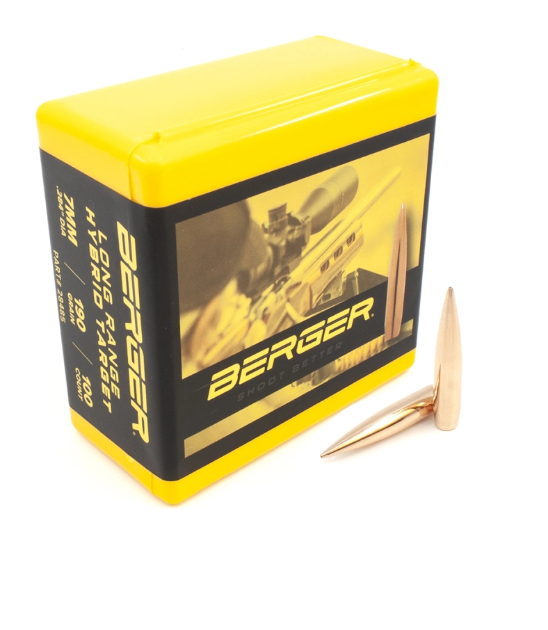 Berger 7mm (.284) 190gr Long Range Hybrid Target 100ct
