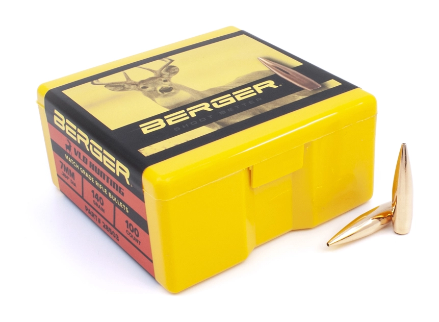 Berger 7mm (.284) 140gr VLD Hunting 100ct