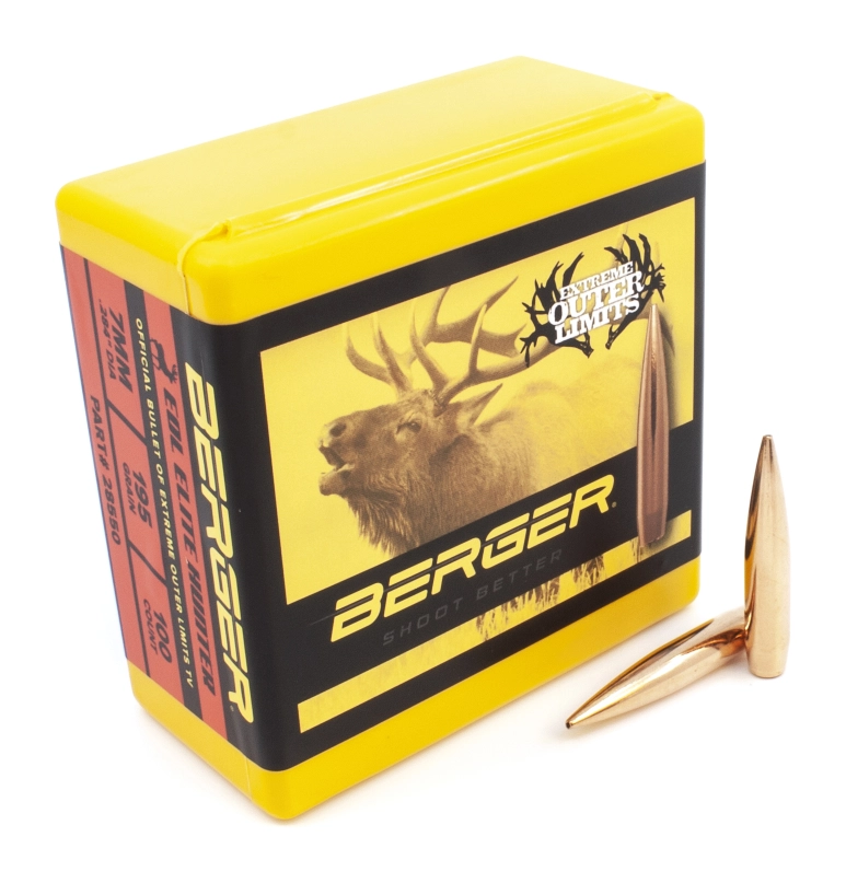 Berger 7mm (.284) 195gr EOL Elite Hunter 100ct