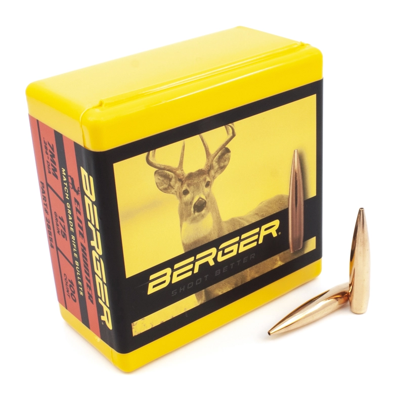 Berger 7mm (.284) 175gr Elite Hunter 100ct