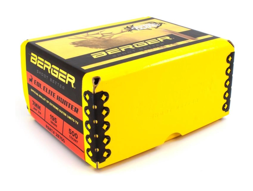 Berger 7mm (.284) 195gr EOL Elite Hunter 500ct