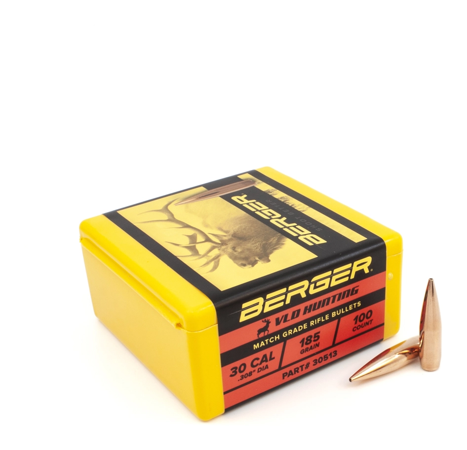 Berger 30cal 185gr VLD Hunting 100ct