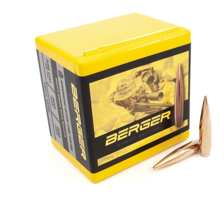 Berger 338cal 300gr Hybrid OTM Tactical 100ct
