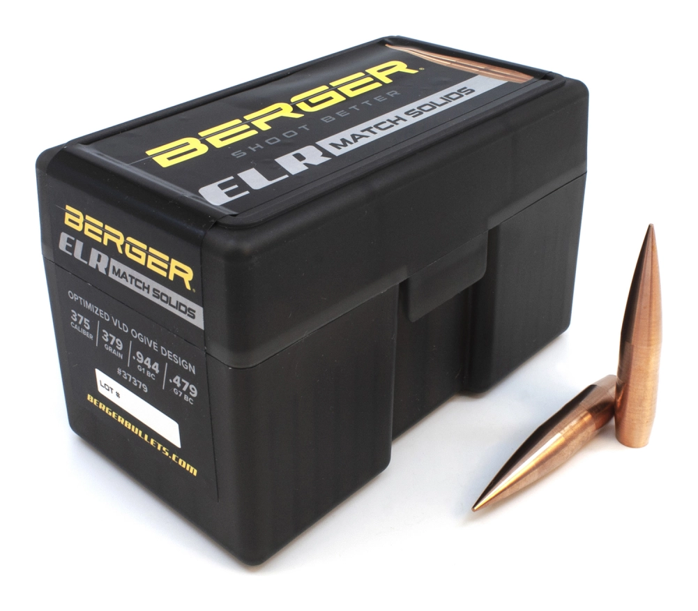 Berger 375cal 379gr ELR Match Solid 50ct