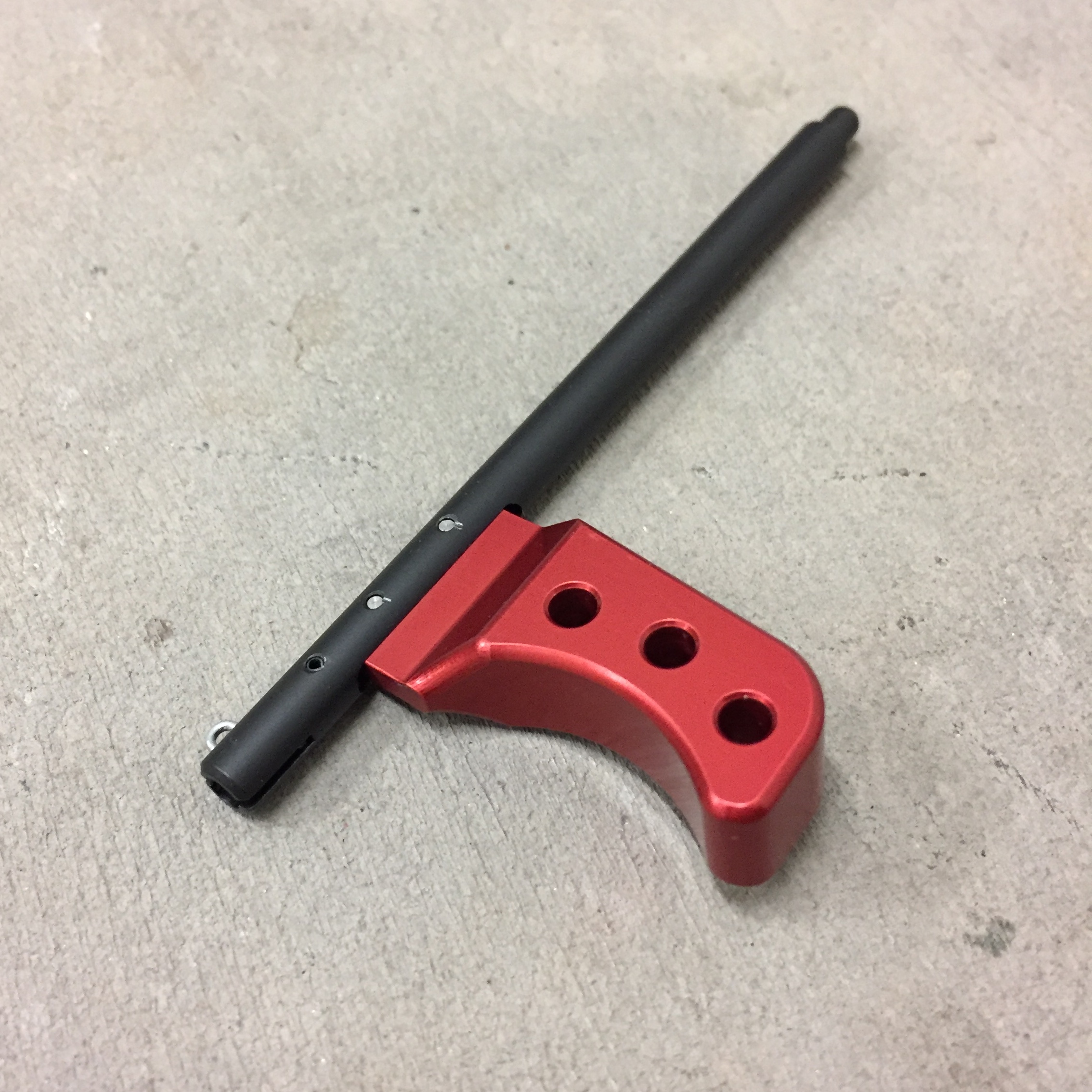 HB Industries CZ Scorpion EVO 3 Theta Extended Charging Handle (Red or Black) - Red