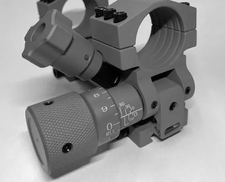 Ivey RT Adjustable Scope Rings 0-200 MOA 30mm Titanium Gray, LEAD TIME 3-4 WEEKS