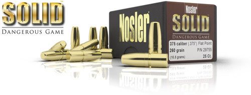 Nosler 470cal (NE) 500gr Dangerous Game Solid 25ct