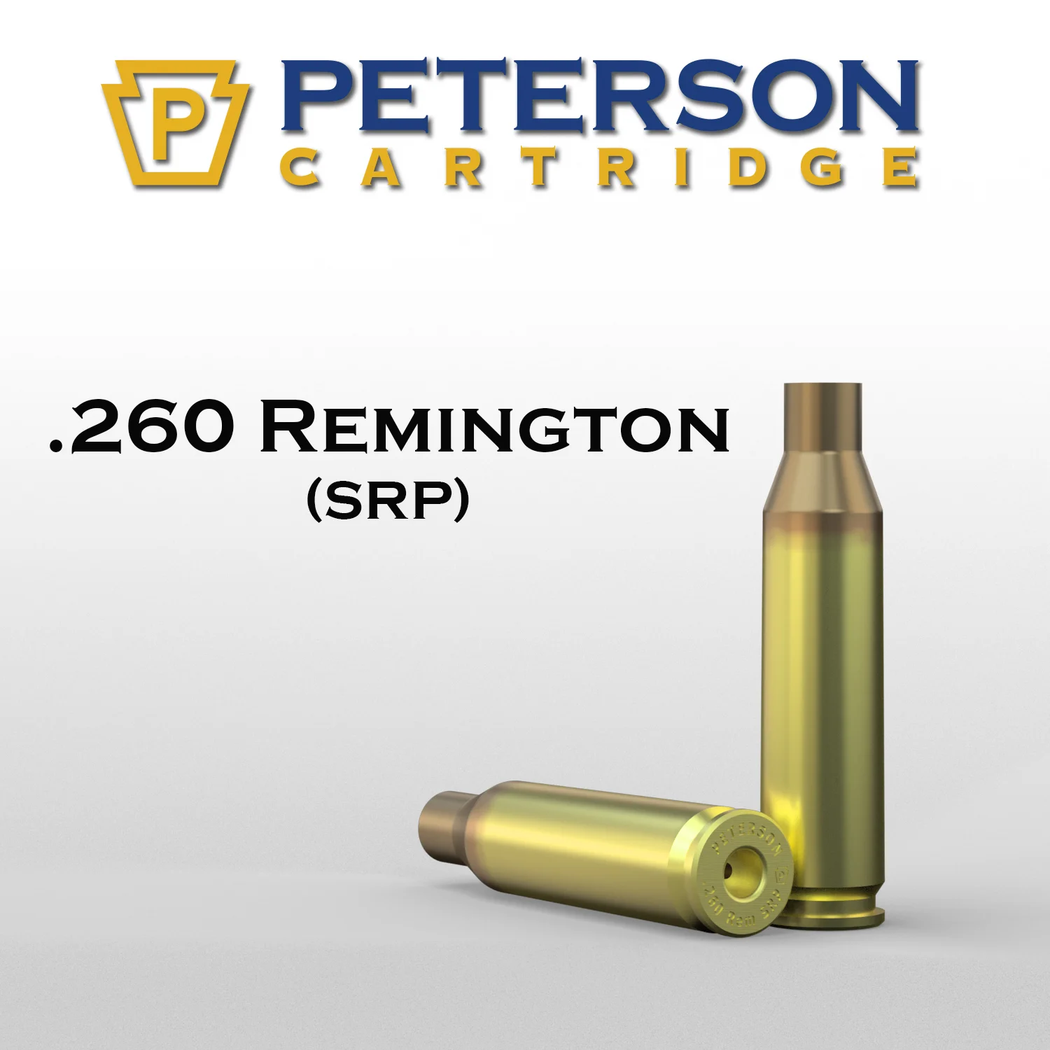 Peterson Cartridge 260 Remington SRP Unprimed Brass  50ct