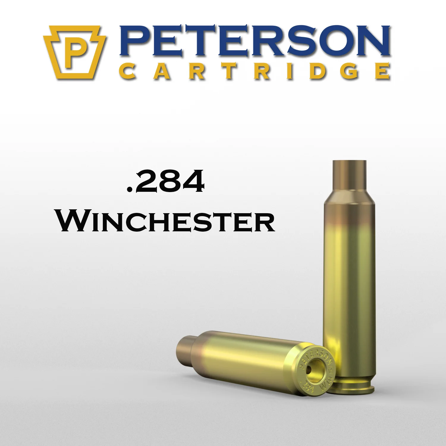 Peterson Cartridge 284 Winchester Unprimed Brass, 50ct, Graf Exclusive