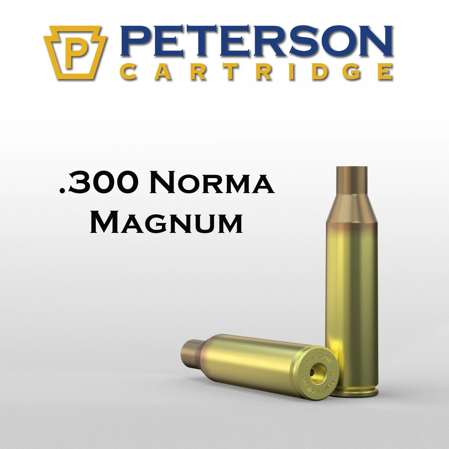 Peterson Cartridge 300 Norma Magnum Unprimed Brass 50ct