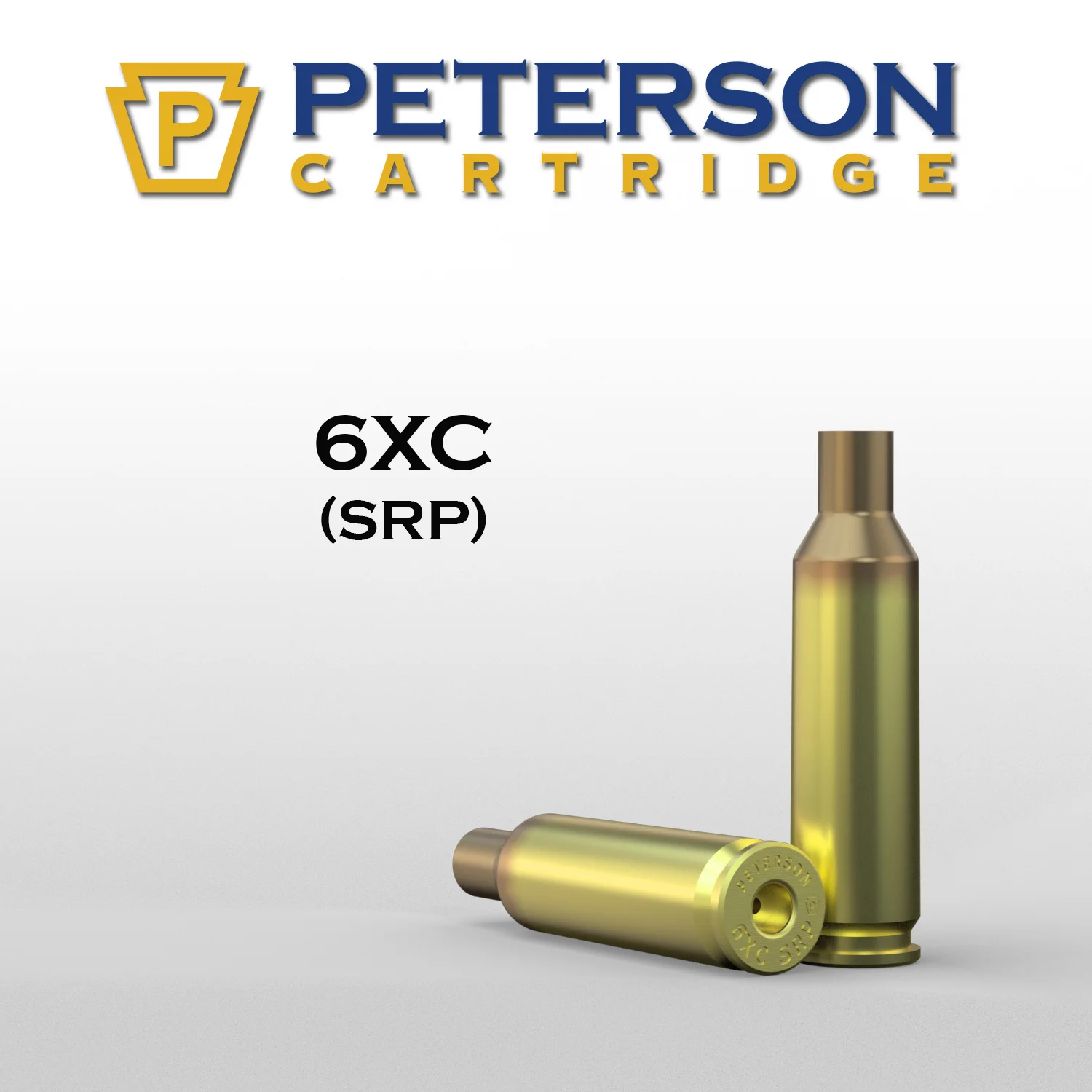 Peterson Cartridge 6XC SRP Unprimed Brass50ct