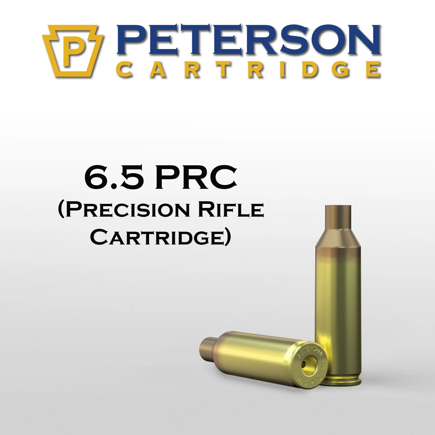 Peterson Cartridge 6.5 PRC Unprimed Brass 50ct