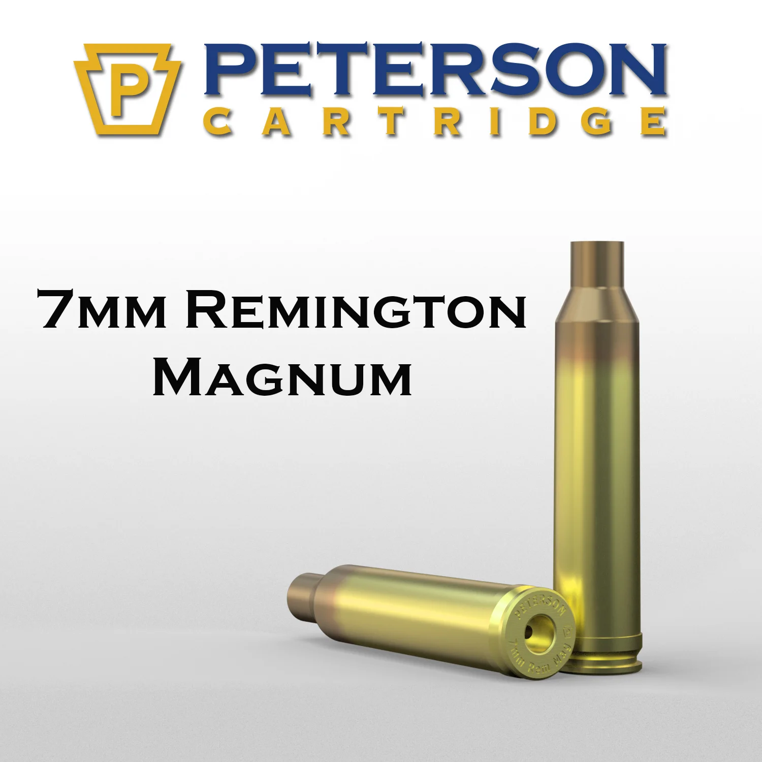 Peterson Cartridge 7mm Remington Magnum Unprimed Brass 50ct
