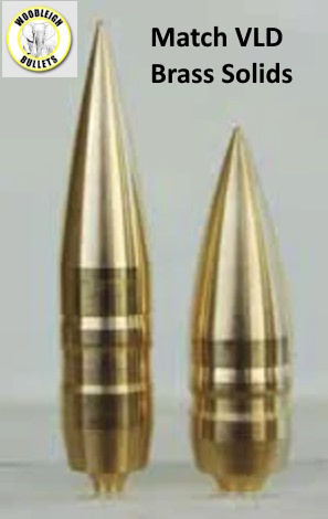 Woodleigh Bullets .510cal 700gr Match VLD Brass Solid 10ct